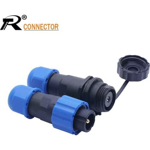 10Sets Aviation Docking Plug IP68 Connectors SP13 Viation Parts Accessories 1/2/3/4/5/6/7pin Waterproof Wire Cable Trminals
