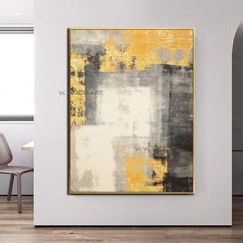 100% Modern Fashion Simple Pure Hand Painted Oil Nordic Light Extravagant Fantasy Mural Modern Minimalist After The Large Size