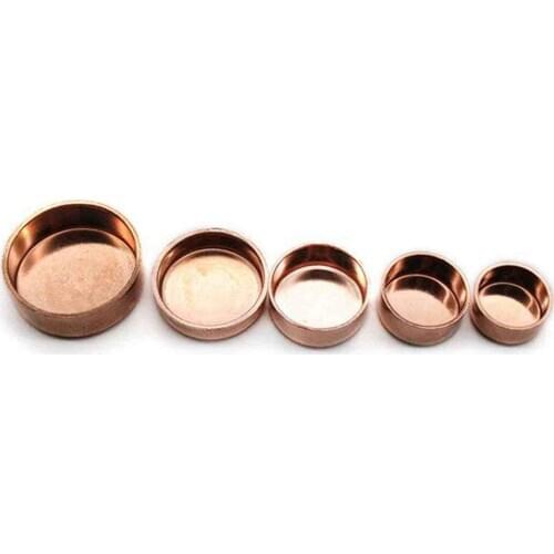 3/8" 1/2" 10/12/14/16/19/22/25/28/32/35/38/50/54mm End Cap Copper Stop End Feed Pipe Fitting Refrigeration Gas Water Oil