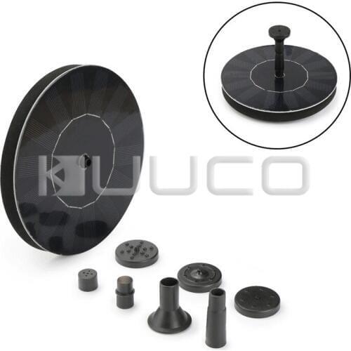 5 PCS/LOT DC 7V Water Pump 160L/H Solar Panel Water Floating Pump Fountain Garden Pool Watering Solar Pump Set