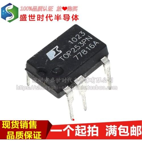 5/PCS NEW Brand New Original Top253pn Top253p Dip-7 Direct Plug 7-Pin Power Management Chip IC