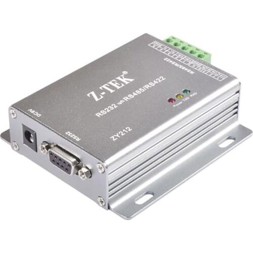 Active RS232 to RS485/RS422 converter adapter Lightning protection RS232 to RS422 RS485 converter Z-TEK ZY212