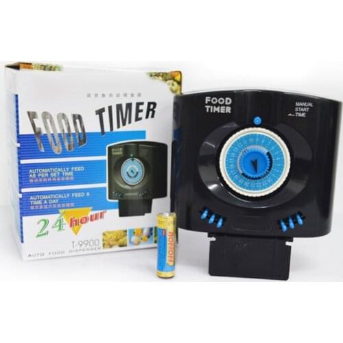 Automatic Aquarium Intelligent Fish Feeder Adjustable Clamp Base Food Timer Dispenser Auto Feeding