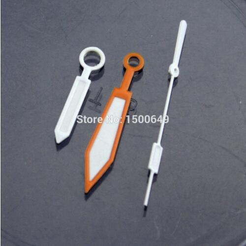 Orange color green luminous watch hand fit for MIYOTA 8215/8205 Automatic movement