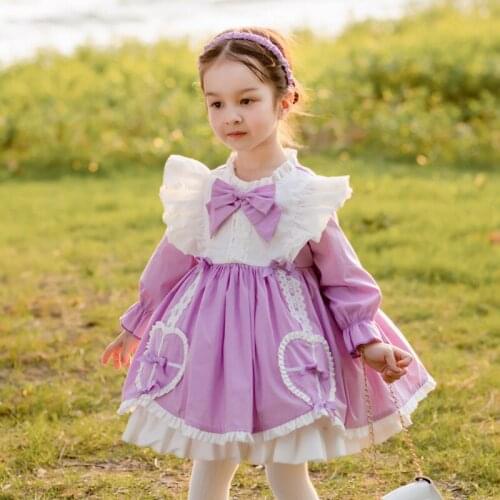 Children Gothic Lolita Dress Soft Sisiter Victorian Medieval Lace Girl Dress Girl Princess Dress Halloween Costume for Girls