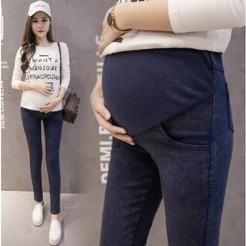Maternity Jeans for Pregnant Women Pregnant Pants Pregnancy Clothes Spring/Autumn long pencil pan 2019Maternity Pant Plus Size
