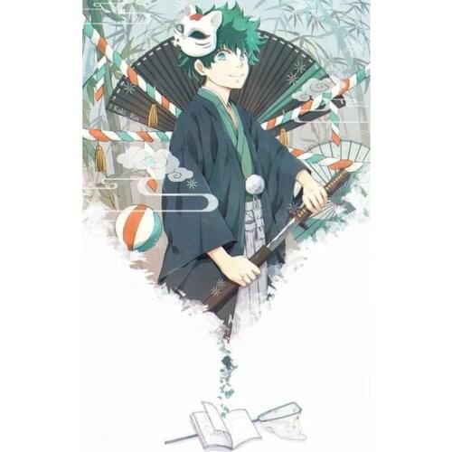 My Hero Academia DIY Embroidery 11CT Kits Needlework Craft Set Cotton Thread Printed Canvas Home Decoration Hot Sell New Design