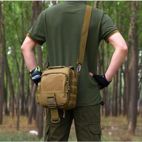 Outdoor mens Military Waterproof 1000D Nylon Handbag Camouflage Shoulder Bag Hunting Tactical Removable Messenger Bags