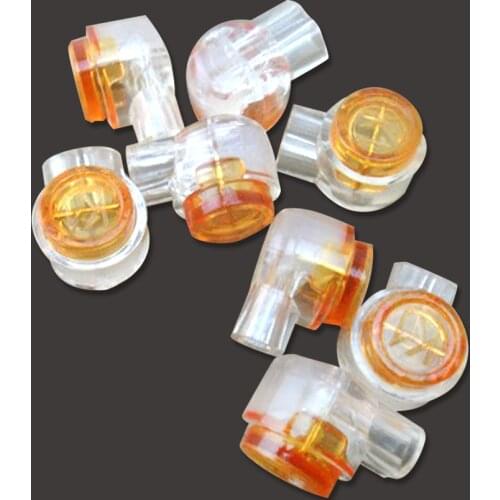 100pcs/Pack Waterproof Connector Crimp Connection Terminals K1 Connector Wiring Ethernet Cable Telephone Cord Terminals