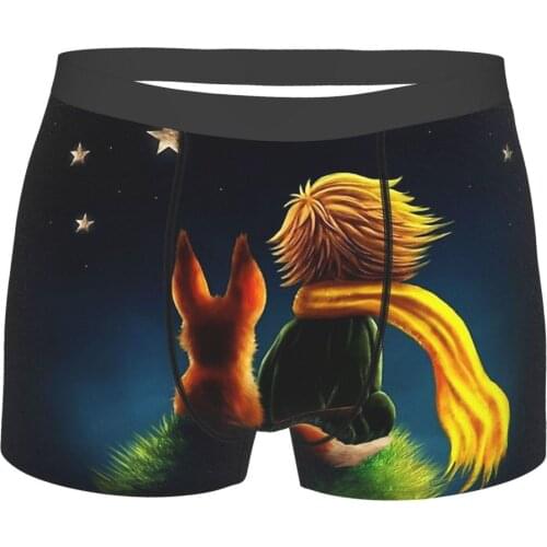 The Little Prince About Life and Human Nature Beautiful Sky Underpants Homme Panties Underwear Comfortable Shorts Boxer Briefs