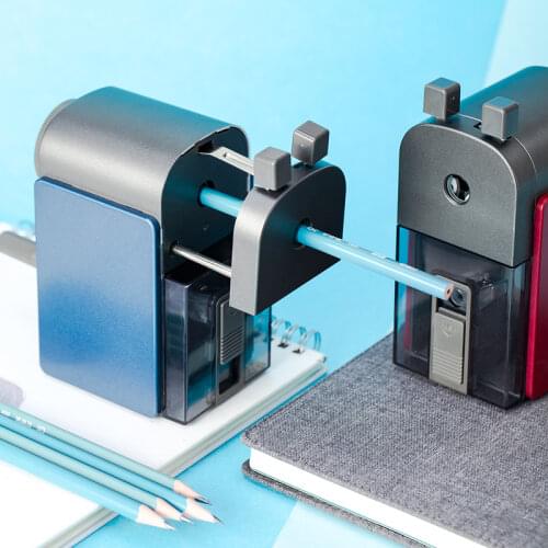 2-in-1 Color Lead Pencil Sharpener Large Capacity Rotary Pencil Sharpener Deli Pencil Sharpener Cute Stationary Stationery Items