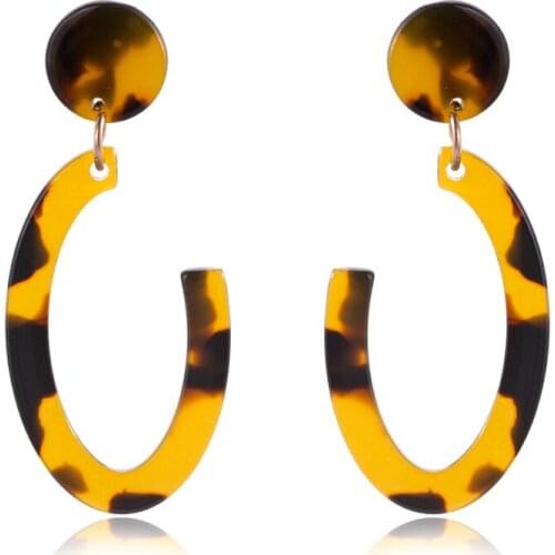 Vintage Acrylic Earrings for Women Bohemian Unusual Earings Set Big Boho Earring Brincos Female Fashion Jewelry Dropshipping