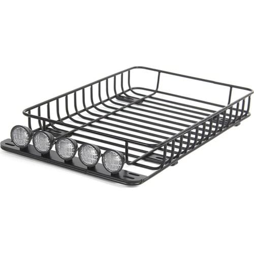 High Quality Metal Roof Luggage Rack Car Top Luggage Carrier for 1/10 RC Car DIY Modification Parts