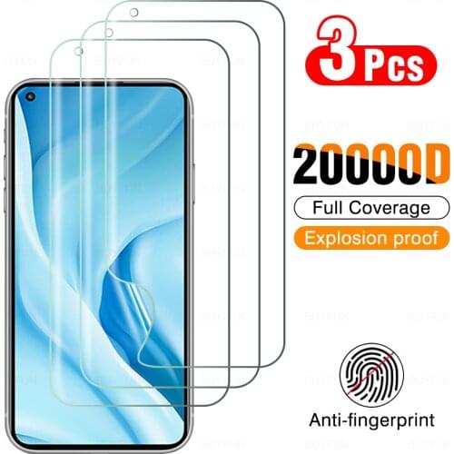 3pcs Protective Hydrogel Film For Xiaomi Mi 11 Lite 5G Pro Ultra Screen Protector On Mi11 11pro 11ultra 11lite No Tempered Glass