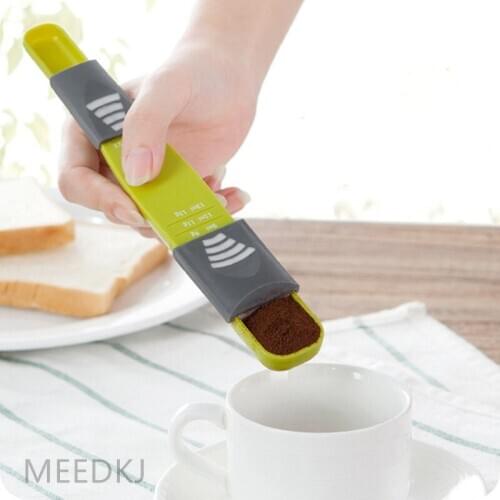 1pcs baking scale measuring spoon measuring gram spoon kitchen tool plastic milk powder quantitative spoon