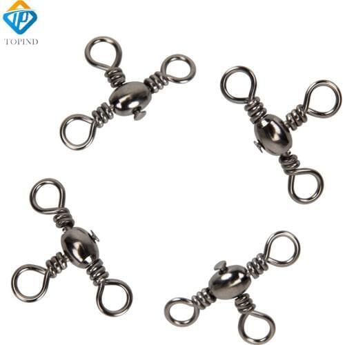 1000pcs Cheap Barrel triple swivel swivels style A 4*6