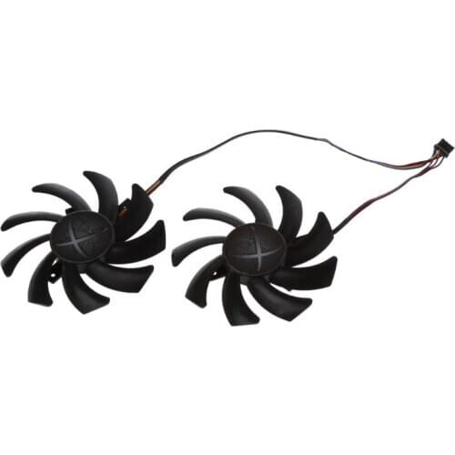 2pcs/set New CF9010H12S RX 480/470 VGA GPU Cooler Graphics Fan For XFX R9 390X/390 8G RX480 RX470 Video Card Cooling B85A