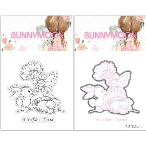 CH 2021 New Arrival Bunny bee Metal Cutting Dies and stamp For Scrapbooking Practice Hands-on DIY Album Decor Card Craft Dies