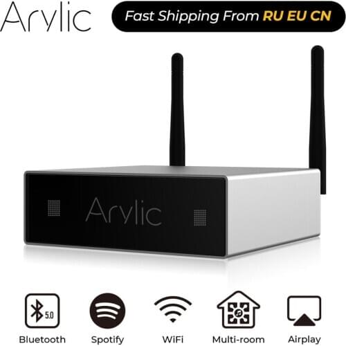 Arylic A50 Mini Home WiFi receiver and Bluetooth HiFi power Stereo Class D digital multiroom network audio amplifier with usb