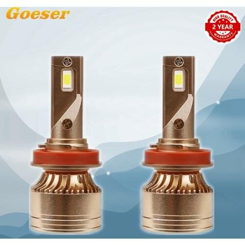 Goeser Vehicle Headlight H7 Led Bulb 9005 Canbus CSP H7 LED H1 HB3 9006 Headlamp HB4 9012 H4 Mini Size White Fog light 6000K