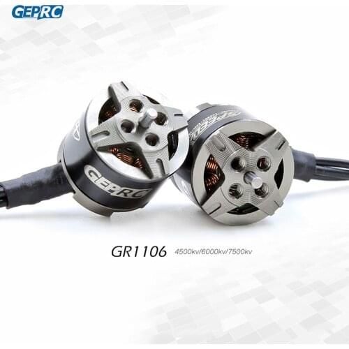 GEPRC GEP-GR1106 1106 Brushless Motor 4500KV 6000KV 7500KV High Quality For RC DIY FPV Racing Drone Indoor