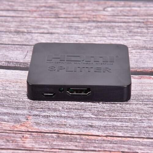 4K HDMI Splitter Full HD 1080p Video HDMI Switch Switcher 1X2 Split 1 In 2 Out Amplifier Dual Display For HDTV DVD 1PCS Splitter