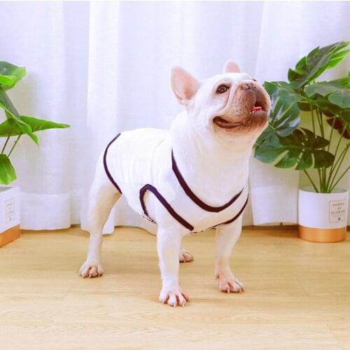 Summer Pet Dog Vest Clothes French Bulldog Tshirt Mesh Breathable Pet Dog Clothing Pug Costume PDC0043