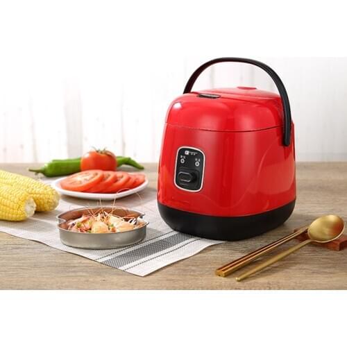 1.2L Mini Rice Cooker Multi-function Single Electric Rice Cooker Non-Stick Household Small Cooking Machine Make Porriage Soup