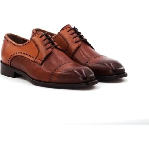 Men Shoes Genuine Leather 2021 Fashion Wedding shoes Comfortable Male Dress Shoes Classic Shoes - Step By Made in Turkey stepper