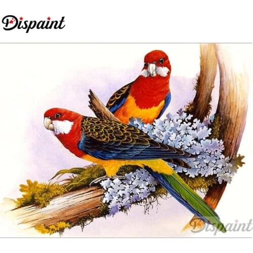 Dispaint Full Square/Round Drill 5D DIY Diamond Painting "Animal bird flower"3D Embroidery Cross Stitch Home Decor Gift A12304