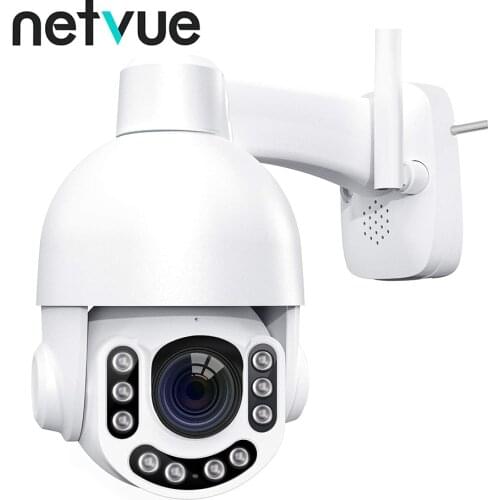 Netvue Security Camera Outdoor Wi-Fi Wireless Camera with Alexa 2-Way Audio Clear Night Vision Weatherproof and Motion Detection