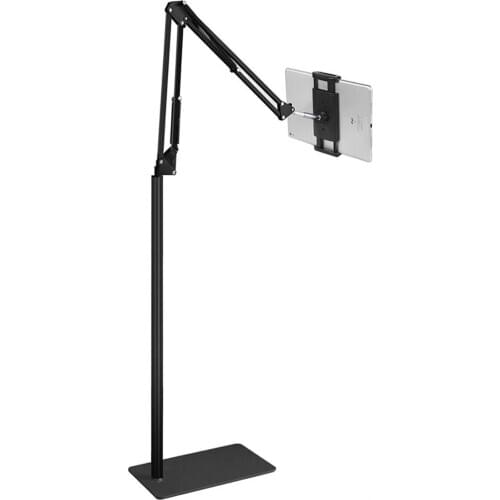 New Metal Weighted Floor Stands Mount Holder for Tablets iPad Xiaomi Huawei Samsung Mobile Phones Tripod for Live Bloggers
