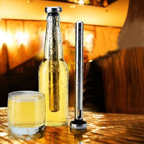 2pcs/box 304 food-grade Stainless Steel Ice Wine Chiller wine cooler ice bucket wijnkoeler beer whisky cooling rods