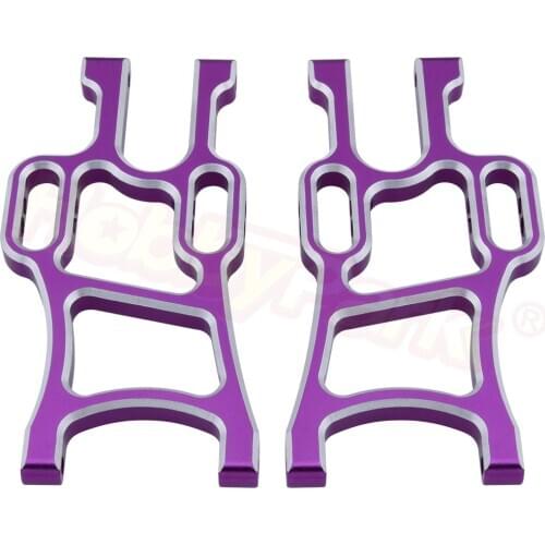 108819 Aluminum Front Lower Arms (L/R) For RC 1:10 Redcat Volcano Epx (PRO) Exceed Infinity EP Monster Truck Blue / Purple