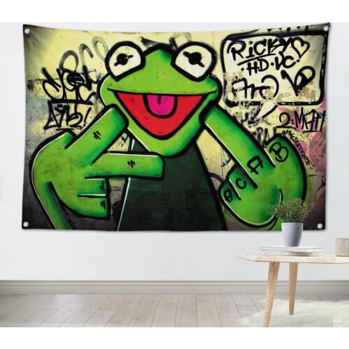 Hip Hop Music Graffiti Poster Rock Band Canvas Painting Wallpaper Banner Flag Tapestry Bar Cafe Bedroom Living Room Wall Decor 5