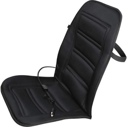 Heated Car Seat Cushion - Auto Seat Cover Warmer Auto Headed With Lumbar Support -Ice Cold Winter Weather Protector Heater Tem