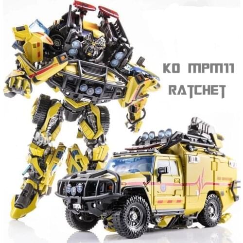 Transformation Masterpiece JH01 JH-01 Ratchet KO MPM11 Movie Series MPM-11 Improved Painting Anime Action Figure Robot Toys