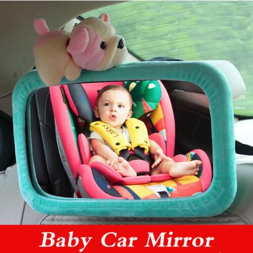 1pc Adjustable Baby Car Mirror for Back SeatRear Animal Cartoon Design Facing Car Seat Mirror Infant Baby Car Seat Accessories