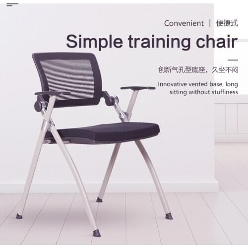 Folding training chair with table board conference chair with writing board table and chair integrated conference room conferenc