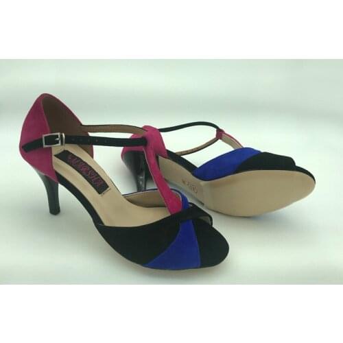Argentina Tango Dance Shoes wedding & party shoes with leather hard sole for women T6226BBRS
