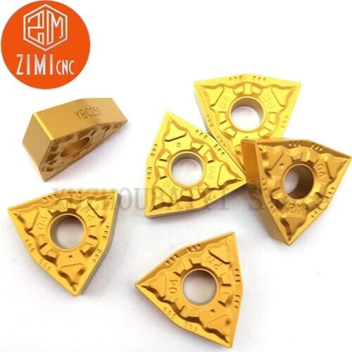 Lathe cutter WNMG080404-PM YBC251 carbide cutting insert peach-shaped indexable turning knife CNC Turning tools