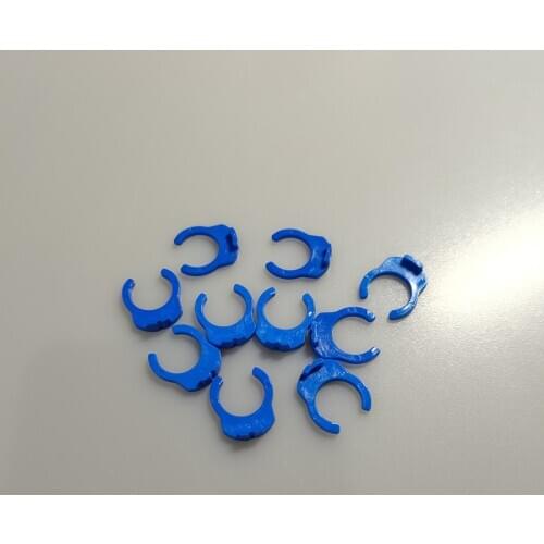 100Pcs 1/4" 3/8"OD Tube PE Pipe Fitting Blue Clip C-ring Hose Quick Connector Aquarium RO Water Filter Reverse Osmosis System
