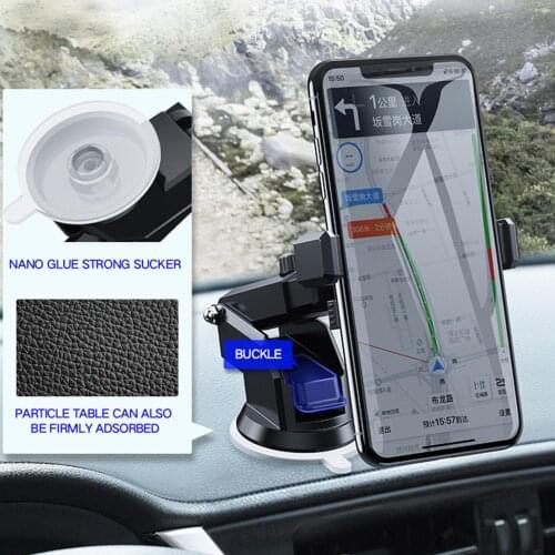 Universal Car Vent Suction Cup Type Cell Phone Mount Holder Bracket for iPhone