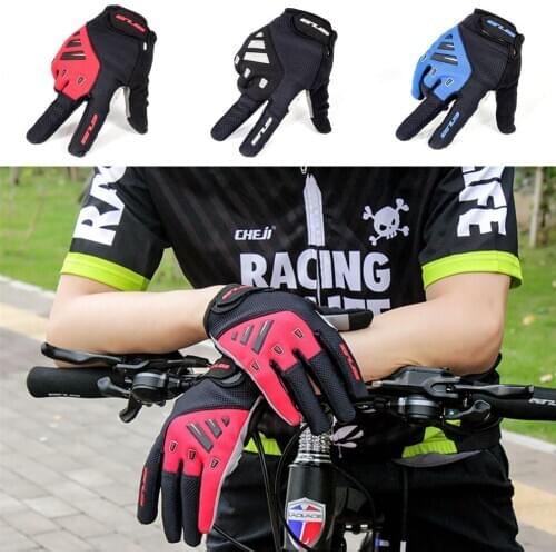 GUB Touch Screen Bicycle Gloves Full Finger Guantes Breathable Shockproof Men Women for complete folding Bicycle Cycling Gl