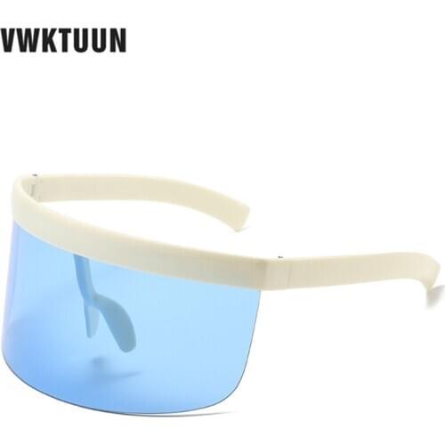 VWKTUUN Hat Sunglasses Women Men Mirror Shades Big Sunglasses Integrated Windproof Insect-proof and Anti-Spit Splash Glasses