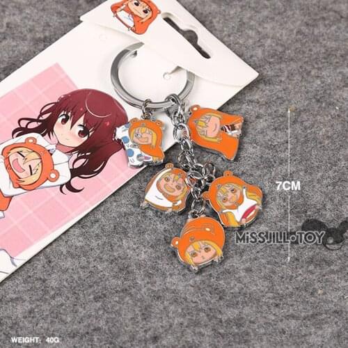 1/5pcs Fashion Jewelry pendant Himouto! Umaru-chan Doma Umaru UMR figure Keychain pendant for birthday Gift