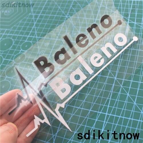 1pc 2021 New Heart BEATS Car Decal Sticker Styling Windows Door Decoration For suzuki baleno 2017 2018 2019 accessories