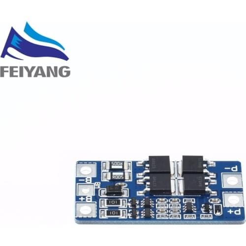 1PCS SAMIORE ROBOT 2S 10A 7.4V 18650 lithium battery protection board 8.4V balanced function/overcharged protection