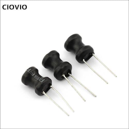 10pcs/lot Power Inductor DIP 6*8mm 8*10mm 9*12mm 2.2UH 4.7UH 10uH 22uH 100uH 330uH 470uH 1MH 2.2MH 4.7MH