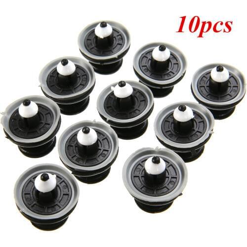 10pc Door Card Panel Trim Clip For V-W For Audi A4 A6 A8 Car Interior Plastic Fender Bumper Retainer